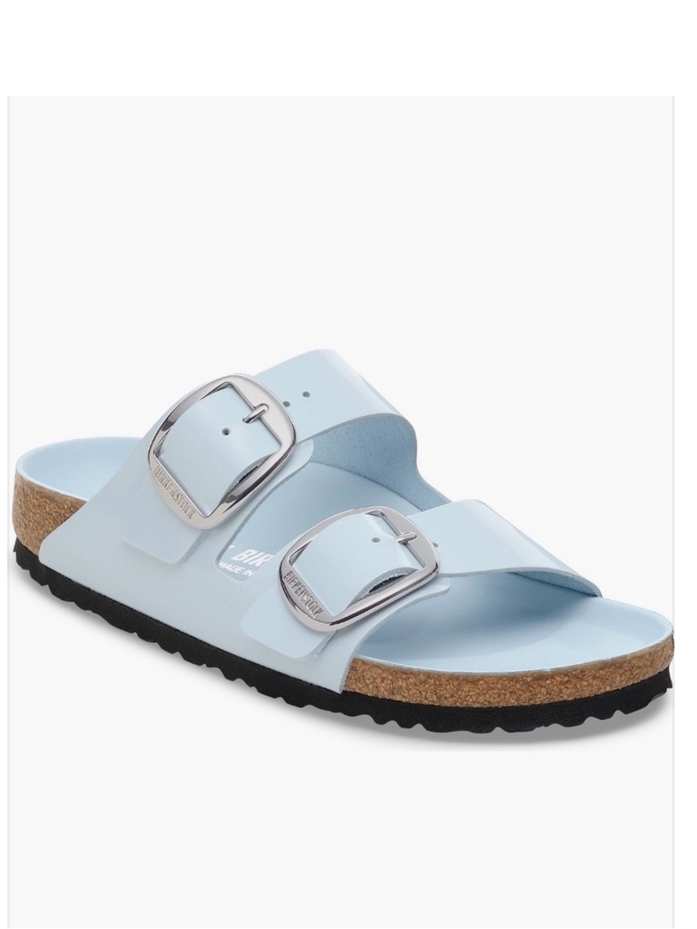 New Birkenstock leather Sandals big Buckles made Germany size 41/10 Adjustable